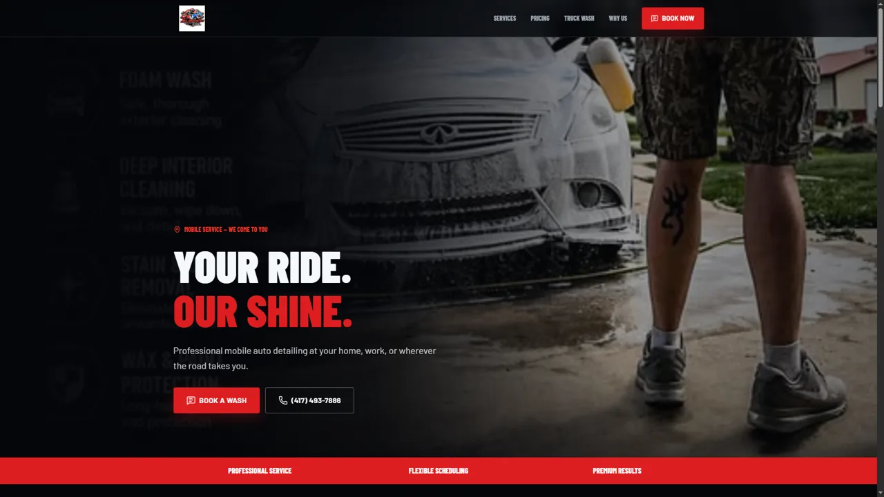 All American Pressure Washers homepage
