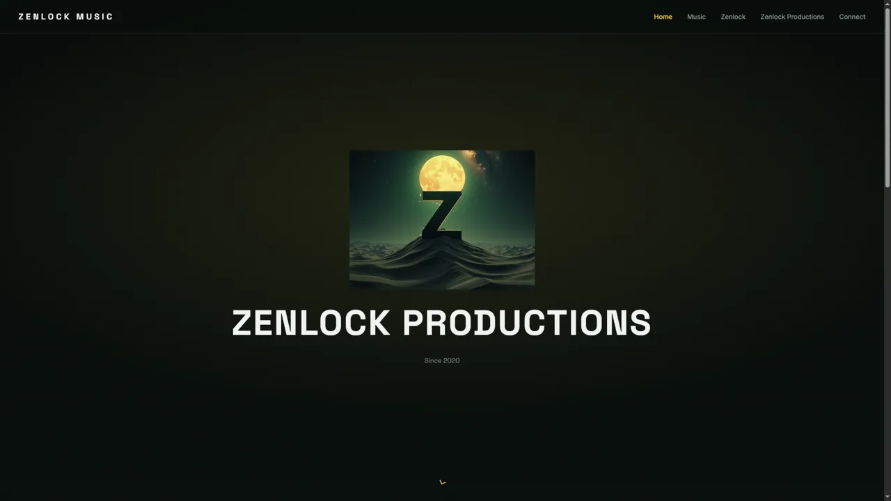 Zenlock Music homepage